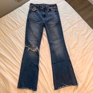 American Eagle Super Hi-Rise Flare Jean